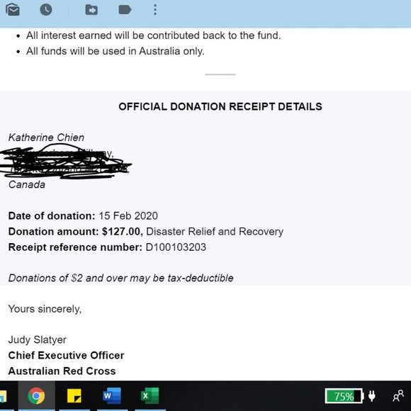 Thank you for helping me donate $227! - Picture 3 of 3